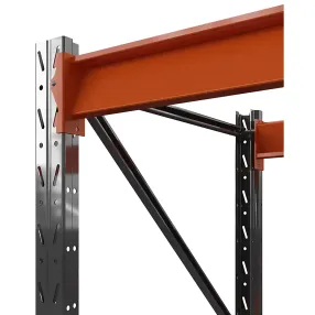 стеллаж оптима 2000х2500х785 (2 яруса без настила)