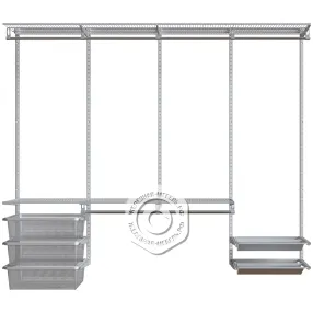 гардеробная система практик home прихожая large 13 белая