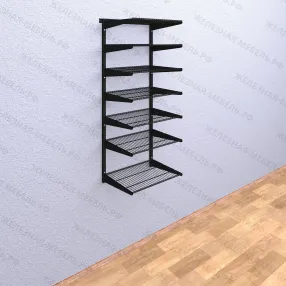 комплект №13 гардеробной системы титан-gs (цвет чёрный)