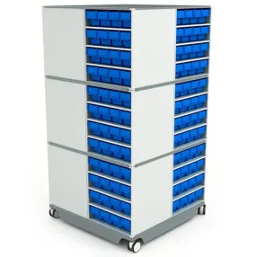 кассетница поворотная кп-02 (синие ящики)