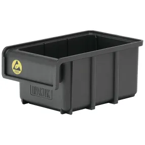 ящик пластиковый практик esd 170x105x80 антистатический