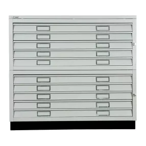 картотечный шкаф bisley fcb 42l (pc 471/472) формат а1