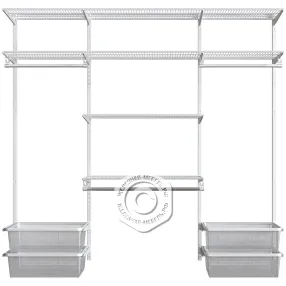 гардеробная система практик home прихожая large 10 белая