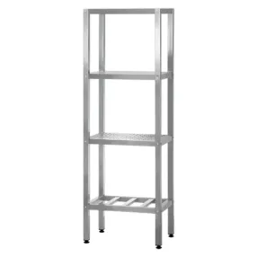 стеллаж полочный сплп «profi ral» 1600х1200х500 (полка сплошная 5 шт.)