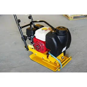 виброплита бензиновая с-60 с двигателем honda и баком для воды, ковриком и колесами