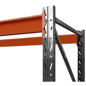 стеллаж оптима 2000х2500х785 (2 яруса без настила)