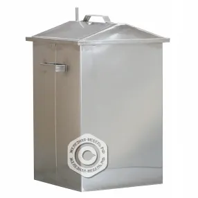 коптильня для горячего копчения, 300х300х500, нержавеющая сталь aisi 430