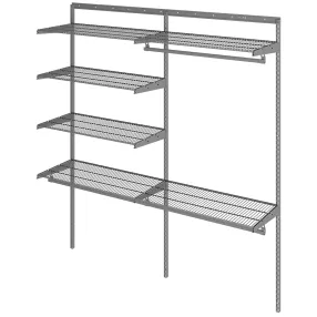 гардеробная система практик home optima g180 графит