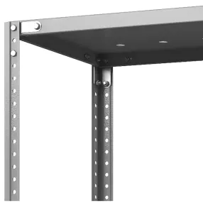 стеллаж металлический тс лайт 1000х1200х300 (2 перфорированные полки)