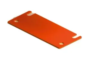 пластина рег. 130x120x3,0 мм, 2 отв., цинк