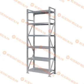 стеллаж ms pro z 2500х900х500 (6 ярусов с настилом)