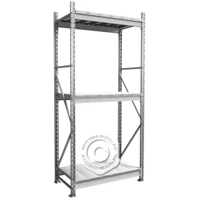 стеллаж ms pro z 2000х900х500 (3 яруса с настилом)