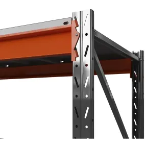 стеллаж оптима 2000х2500х785 (2 яруса, настил металл)