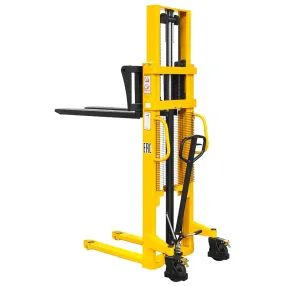 ручной гидравлический штабелер smartlift sda 1025 (1000 кг; 2,5 м; вилы 300-850 мм)