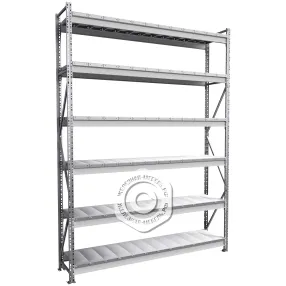стеллаж ms pro z 2500х1800х400 (6 ярусов с настилом)