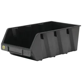 ящик пластиковый практик esd 400x230x150 антистатический