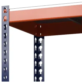 стеллаж металлический профи-т 2000х1240х455 (4 сплошные оцинкованные мет. усиленные полки)