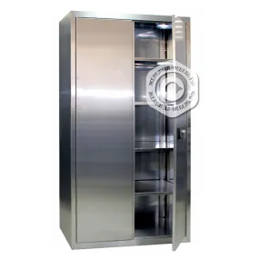 шкаф металлический нержавеющий для хранения посуды, 800х400х1600