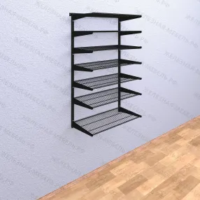 комплект №15 гардеробной системы титан-gs (цвет чёрный)