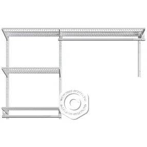 гардеробная система практик home прихожая light 7 белая