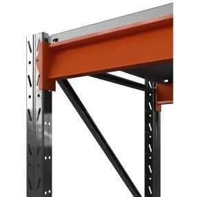 стеллаж оптима 2000х2500х785 (2 яруса, настил металл)