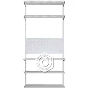 гардеробная система практик home балкон 3 белая