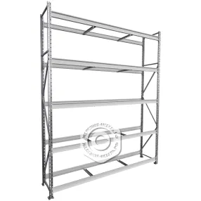 стеллаж ms pro z 2500х2100х400 (5 ярусов без настила)