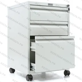 тумба мобильная практик bfc-70/3 (ap-1)