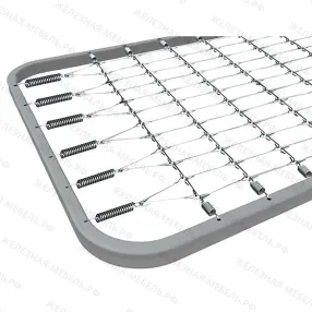 кровать двухъярусная «строитель» к7012к ложе 1900х700, закруглённое, сетка квадратное звено