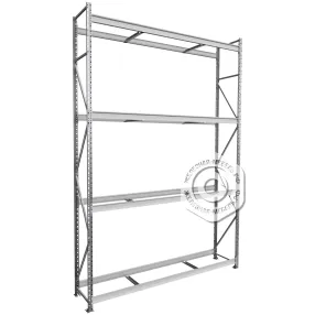 стеллаж ms pro z 3000х2100х400 (4 яруса без настила)