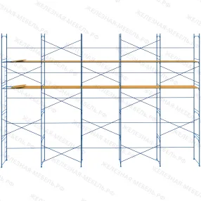 леса рамные строительные лрс-40 10х15 м (2 яруса с настилом)