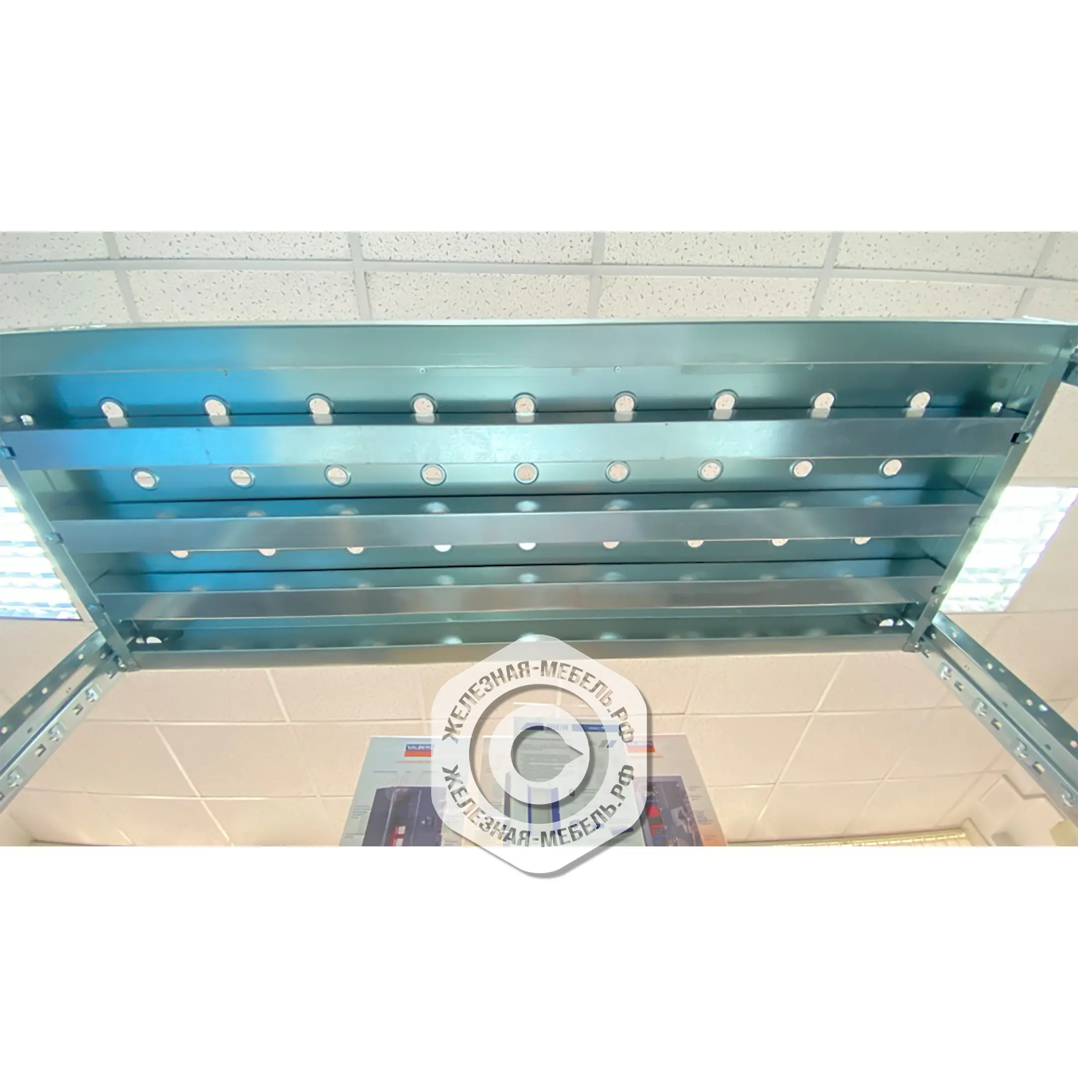 стеллаж ms u 2500х700х600 (5 полок, нагрузка на полку 200 кг)