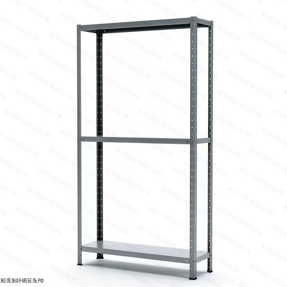стеллаж ms standart 1600х1000х500 (3 полки)