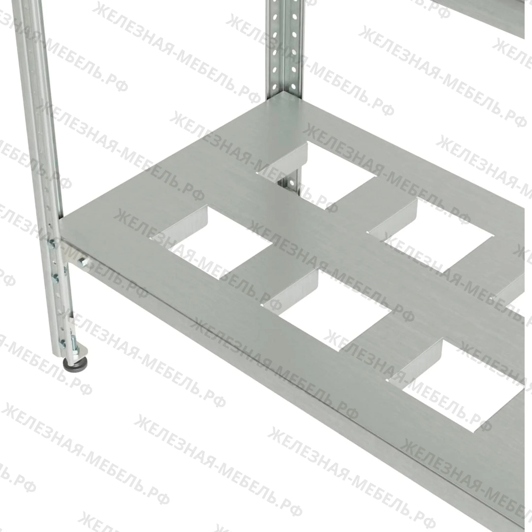 стеллаж полочный сплп «profi inox» 1800х1000х500 со сплошной полкой (нерж.сталь)