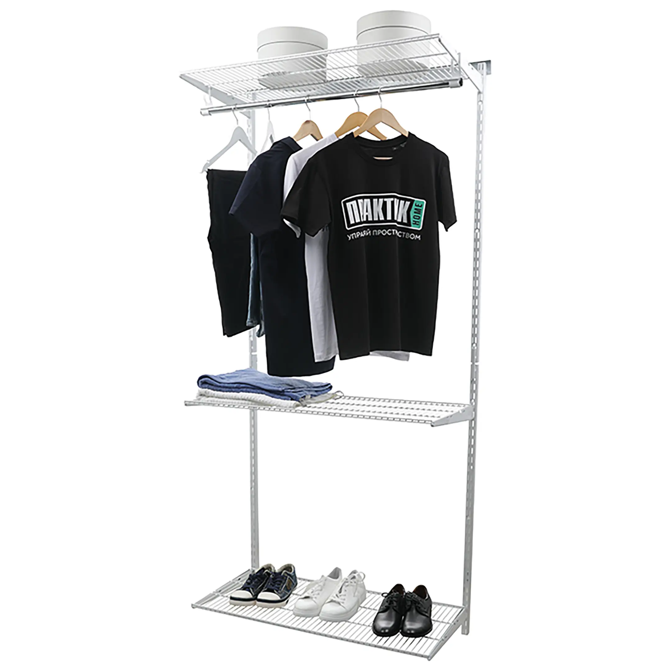 гардеробная система практик home basic g90 белая