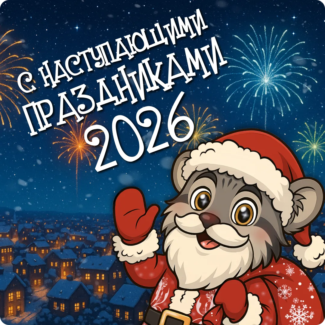 Поздравляем Вас с наступающим Новым годом и Рождеством!