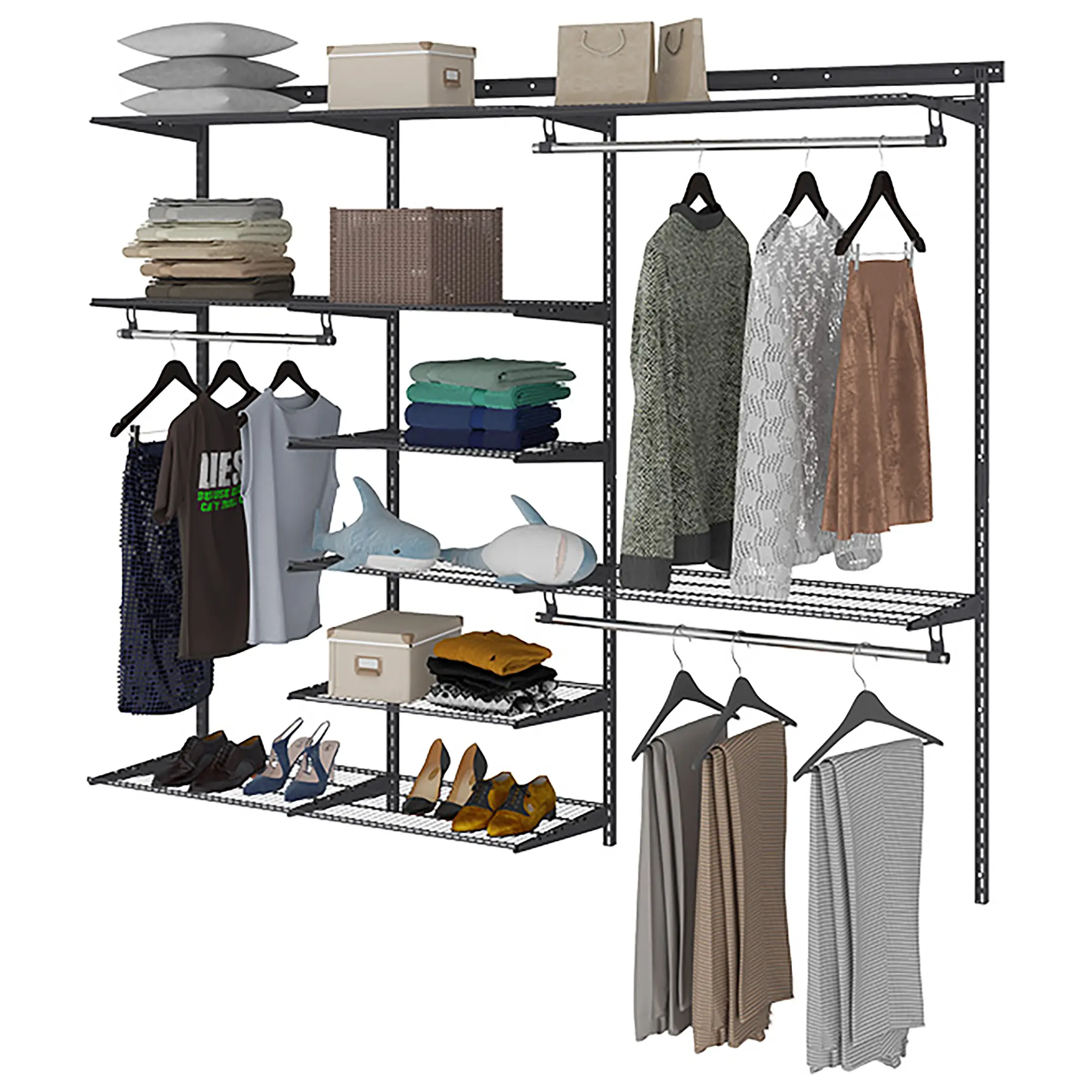 гардеробная система практик home max g210 графит