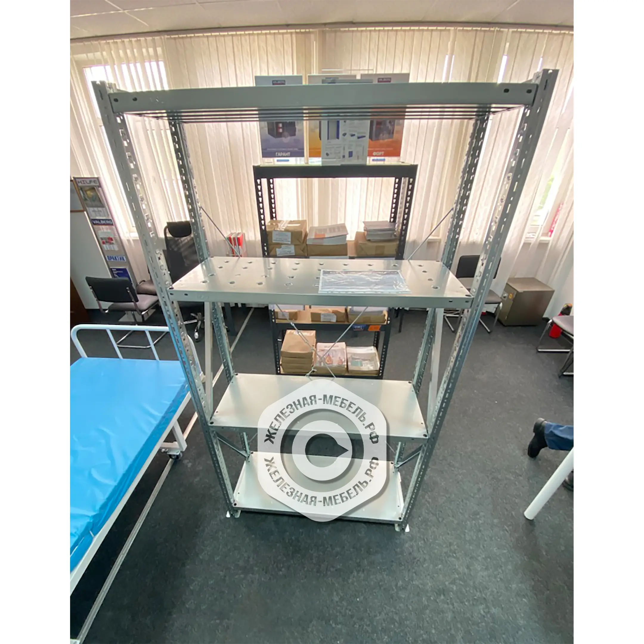 стеллаж ms u 2500х700х600 (5 полок, нагрузка на полку 200 кг)