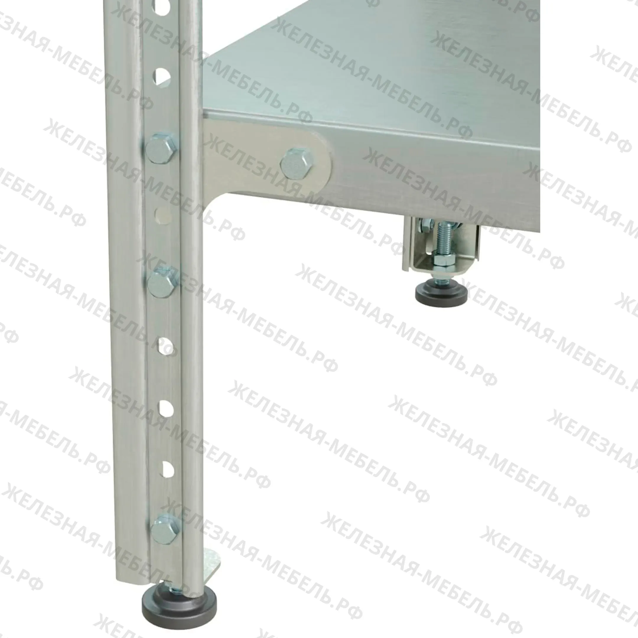 стеллаж полочный сплп «profi inox» 1800х1000х500 со сплошной полкой (нерж.сталь)