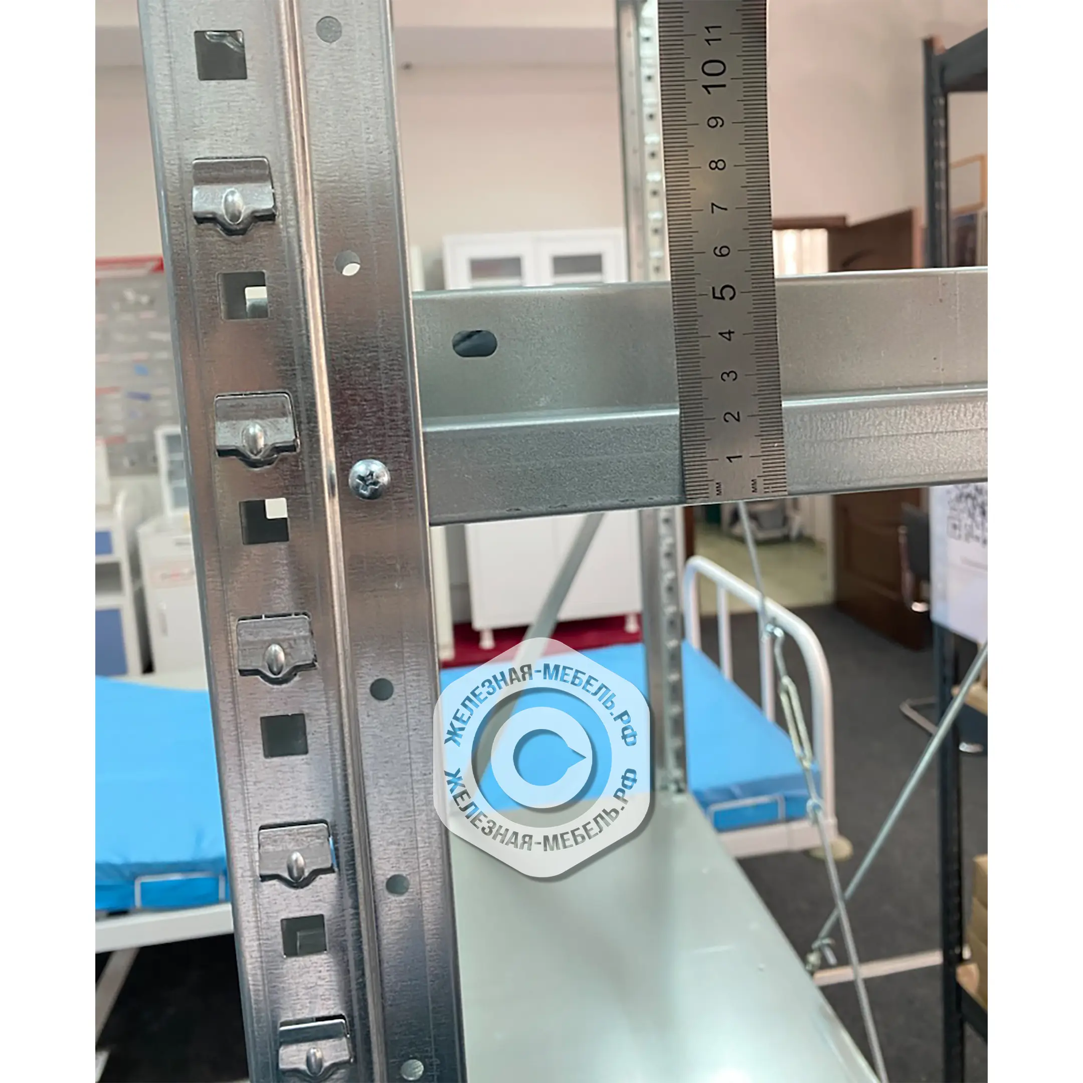 стеллаж ms u 2500х700х600 (5 полок, нагрузка на полку 200 кг)