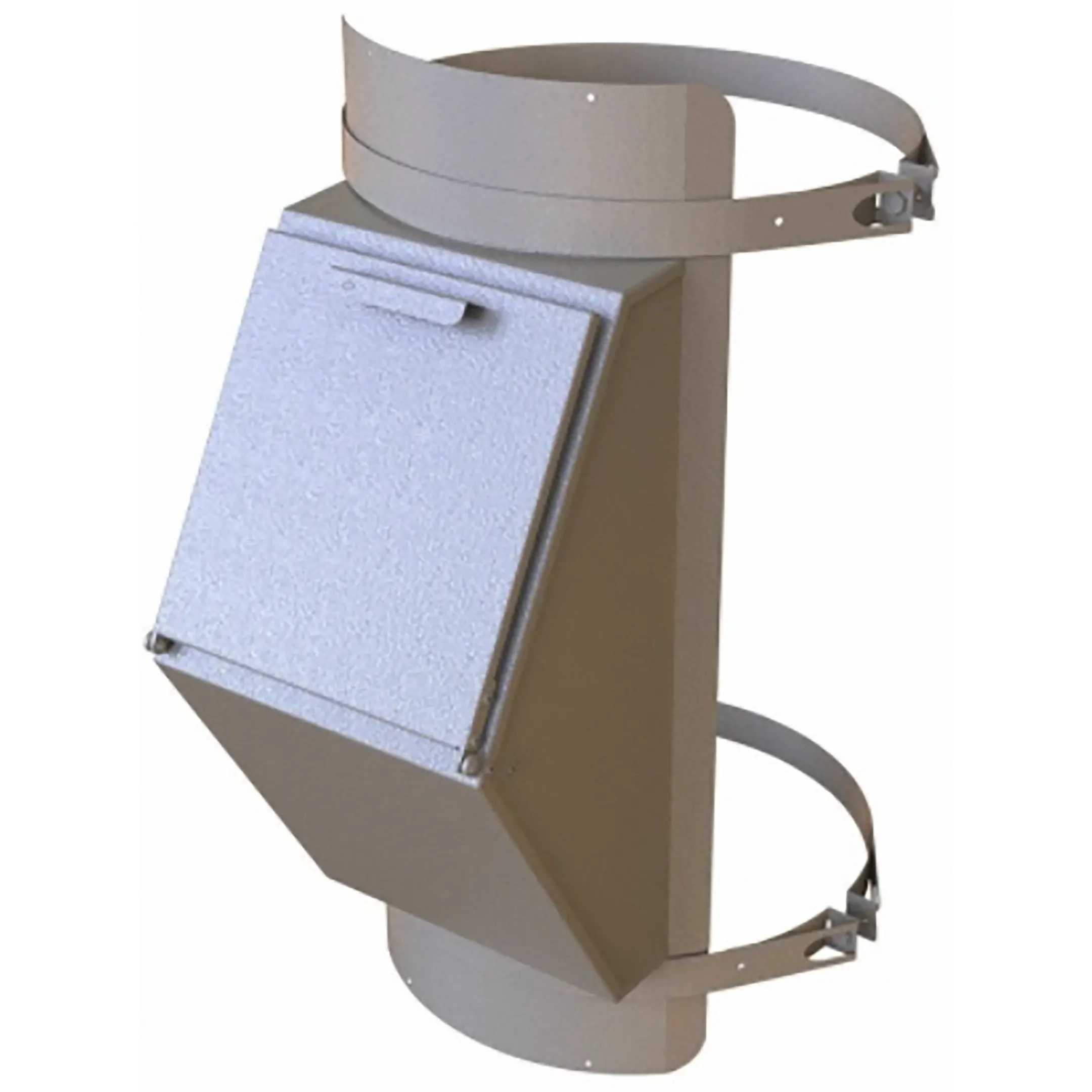 клапан мусоропровода загрузочный кмр-400, h=1100