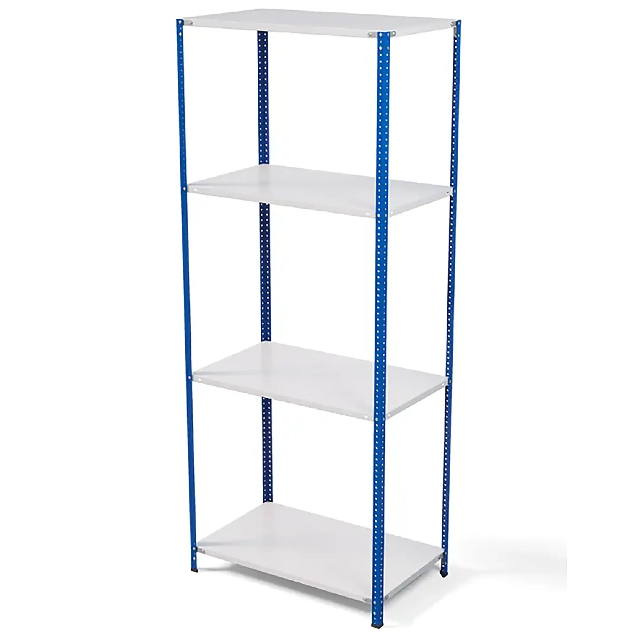 стеллаж металлический тс лайт 2500х1000х500 (4 полки) синие стойки