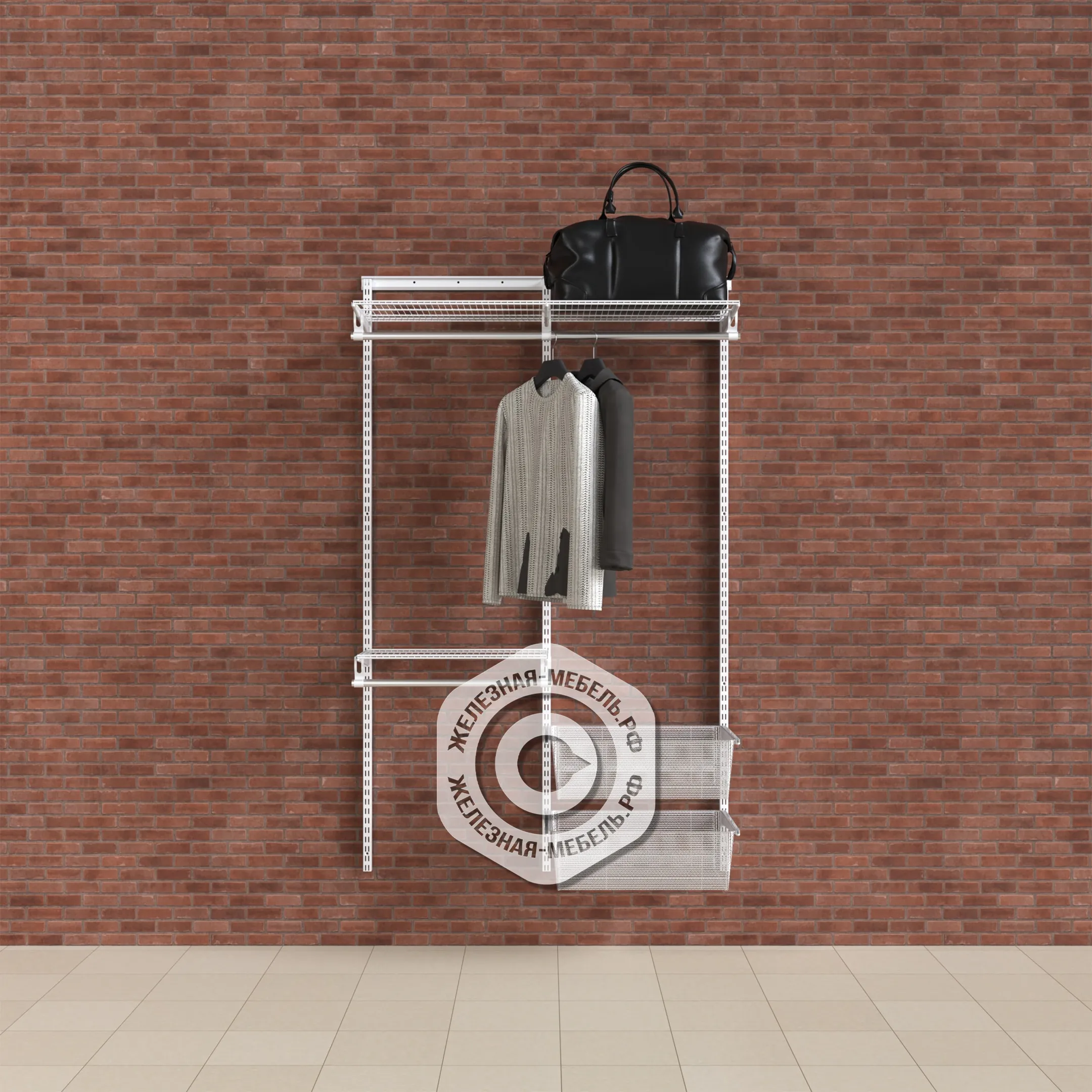 гардеробная система практик home прихожая medium 6 белая