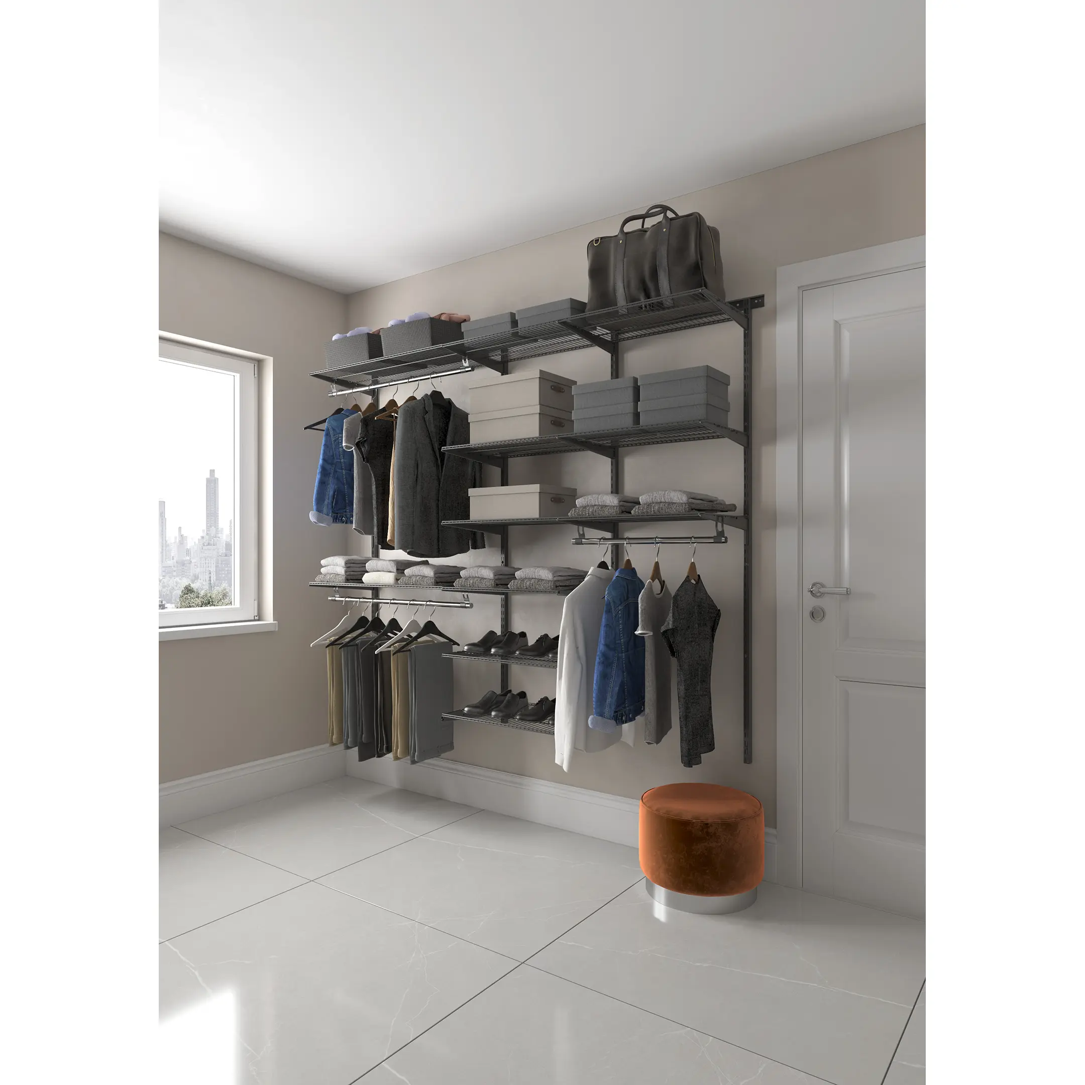 гардеробная система практик home max g210 графит