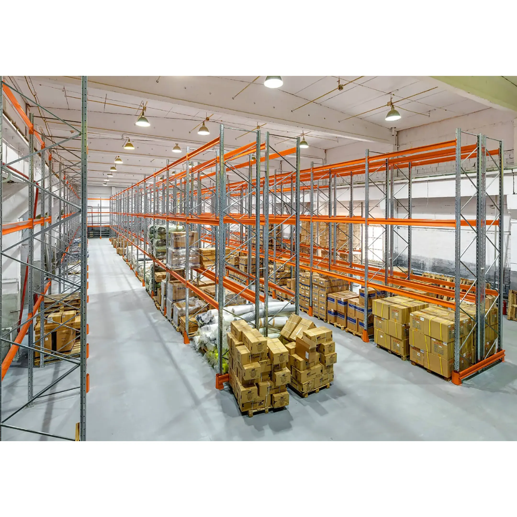 стеллаж паллетный 3500х1800х1100 мм, 2 яруса (балка сетп 1800/1300 паллетная)