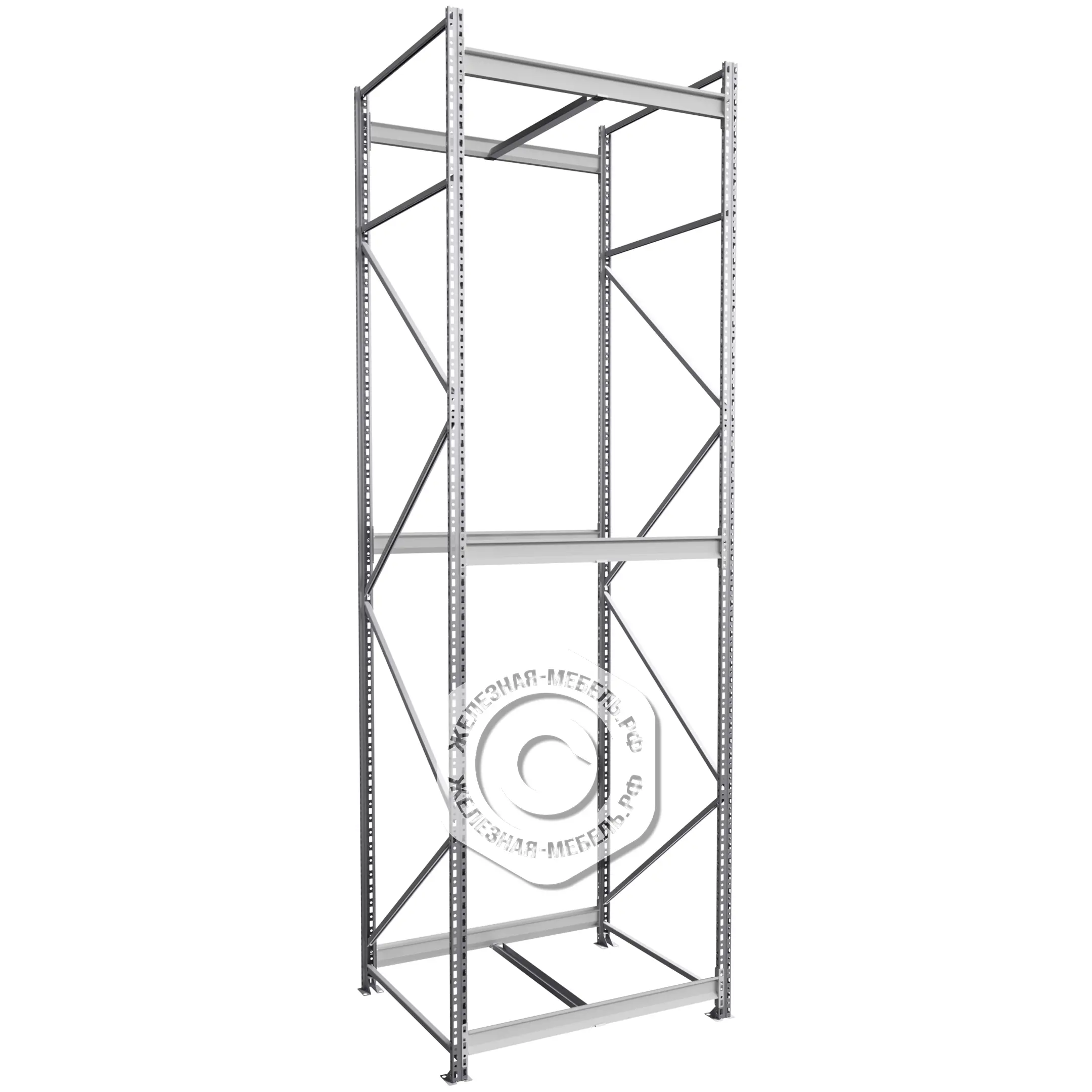 стеллаж ms pro z 3000х900х800 (3 яруса без настила)