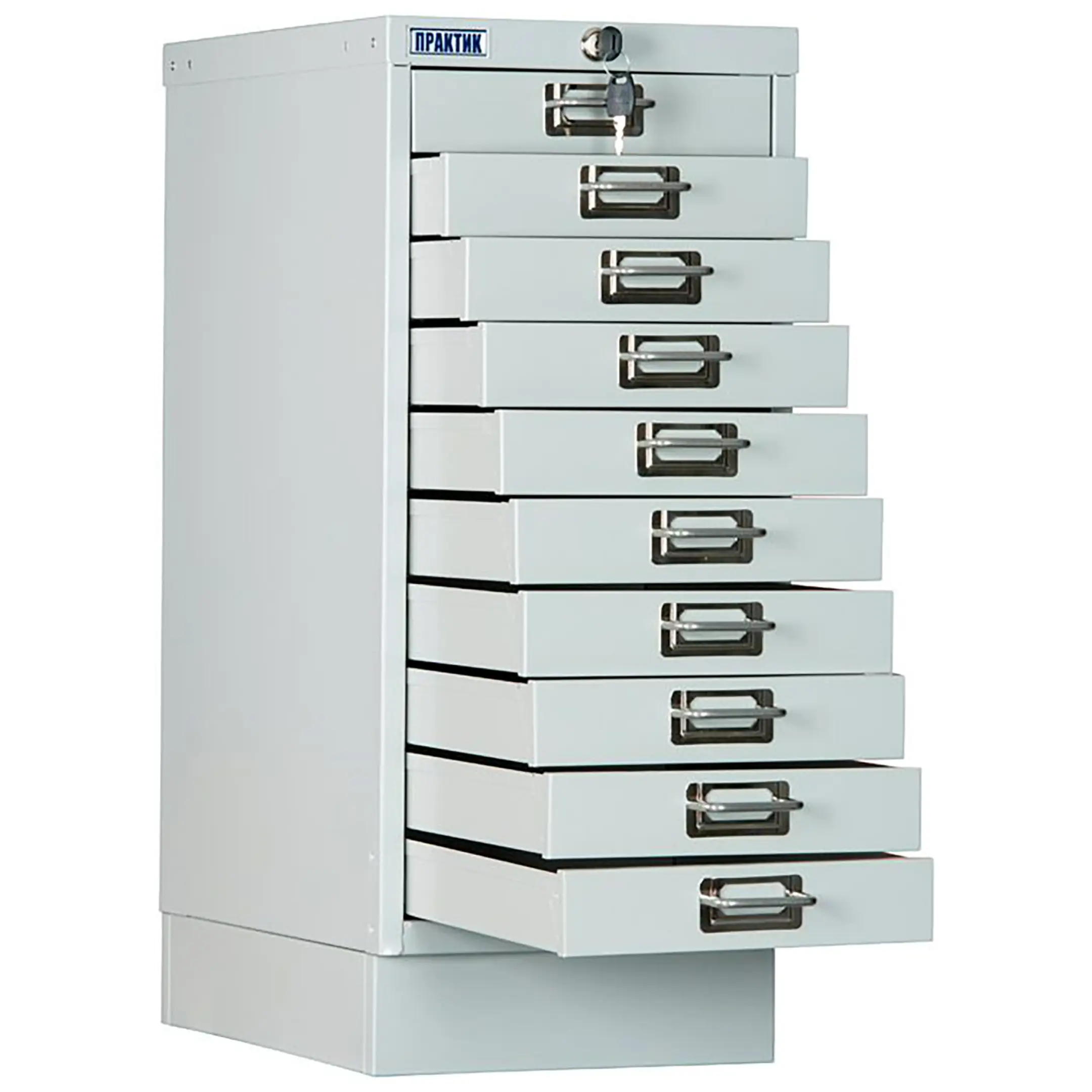 картотечный шкаф практик mdc-a4/650/10