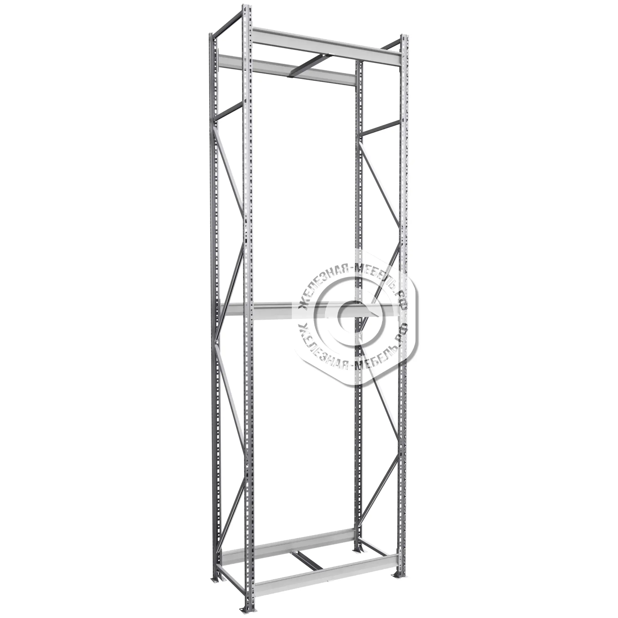 стеллаж ms pro z 3000х900х500 (3 яруса без настила)