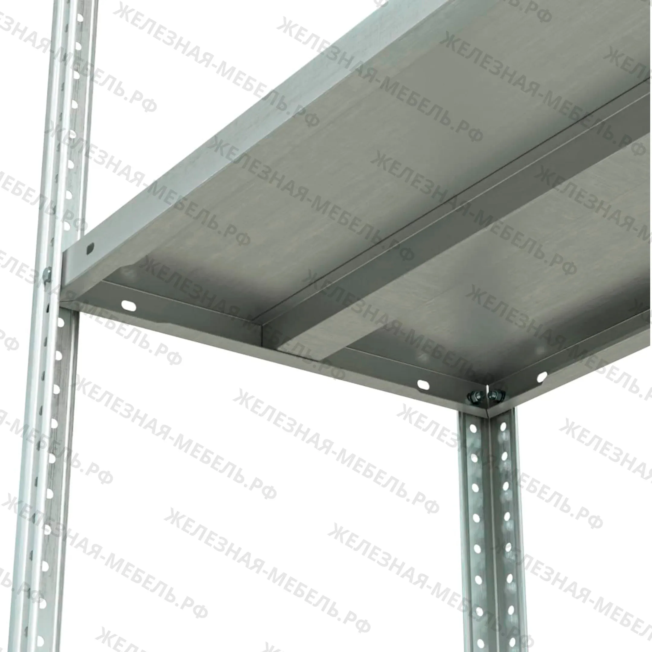 стеллаж полочный сплп «profi inox» 1800х1000х500 со сплошной полкой (нерж.сталь)