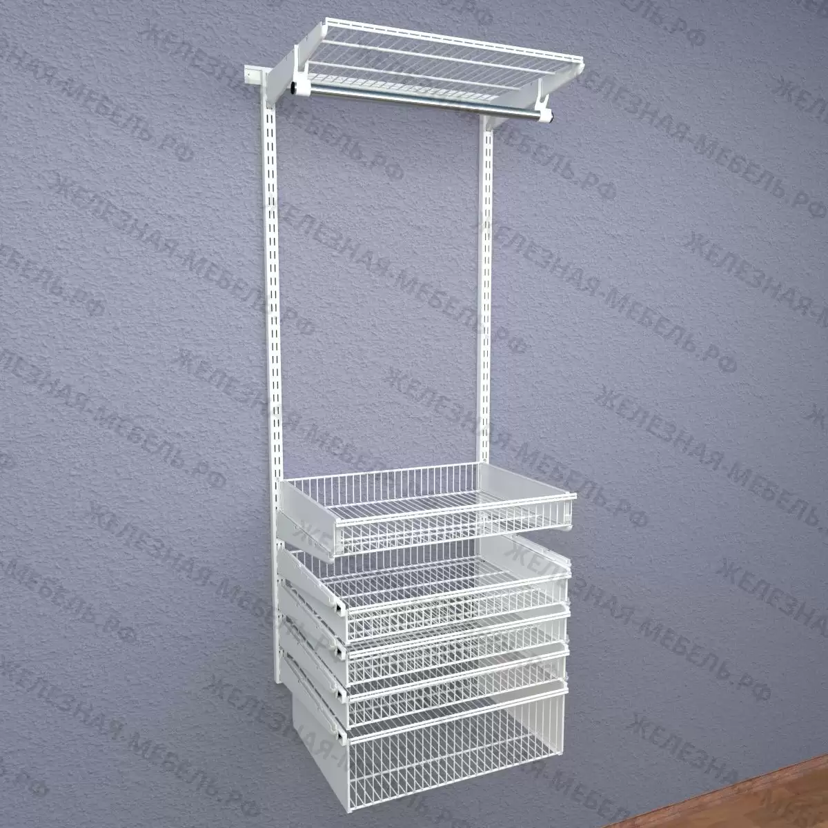 комплект №7 гардеробной системы титан-gs